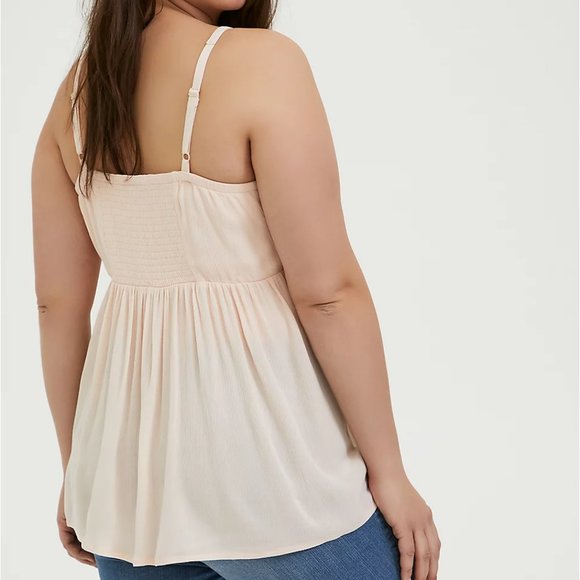 Torrid Pink Babydoll Cami Size 1 NWT - Picture 2 of 6